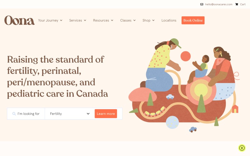 Oona homepage