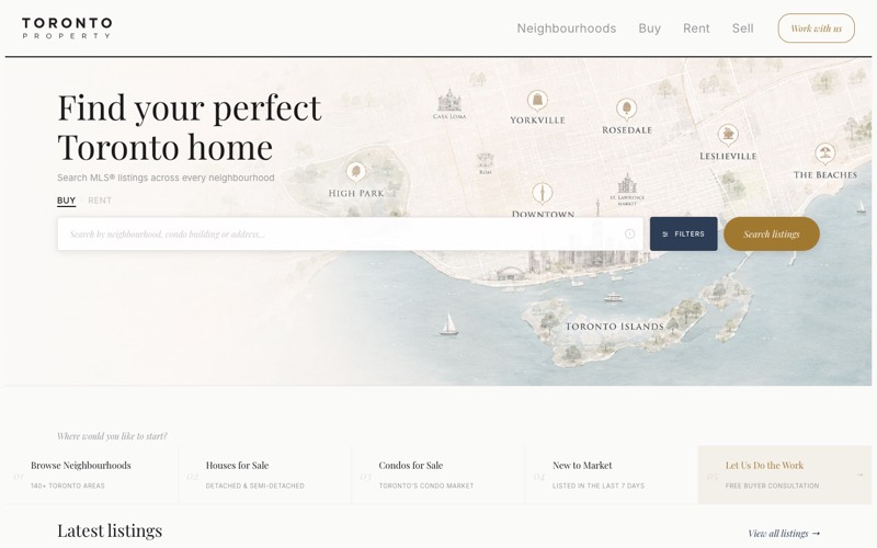 Toronto Property homepage