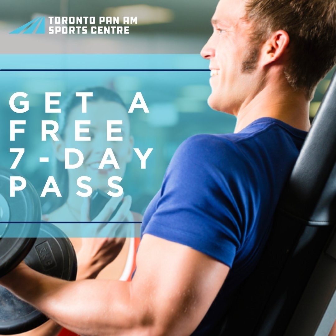 Toronto Pan Am Sports Centre free 7-day pass ad we designed
