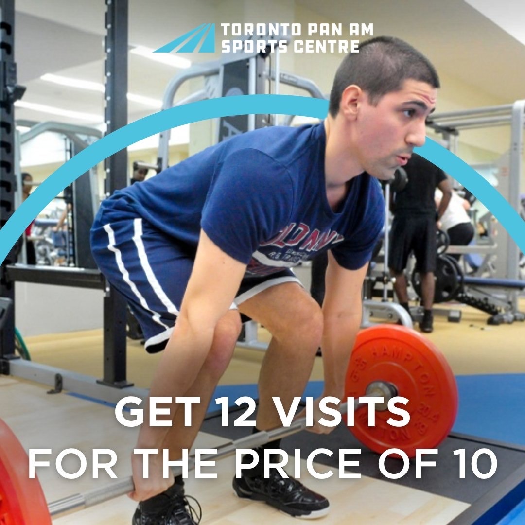 Toronto Pan Am Sports Centre ad, 12 visits for the price of 10